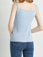 將圖片載入圖庫檢視器 &quot;Alina&quot; Women Cotton Blend Knitted Cardigan Vest
