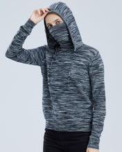 Load image into Gallery viewer, &quot;Prisha&quot; Pullover Knitted Hoodie With Pull-up Collar And Filter Pocket
