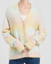 将图片加载到图库查看器，&quot;Finley&quot; Acrylic Wool Blend Cotton Candy Knitted Cardigan
