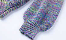 將圖片載入圖庫檢視器 &quot;Daria&quot; Women Cotton Space-dyed Knitted Cardigan
