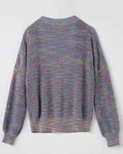 将图片加载到图库查看器，&quot;Daria&quot; Women Cotton Space-dyed Knitted Cardigan
