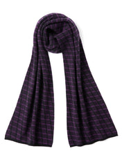 Load image into Gallery viewer, &quot;Zuni&quot; 100% Cashmere Heritage Mini Checkered Scarf
