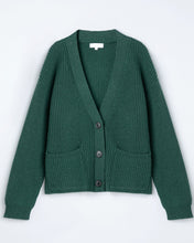 Load image into Gallery viewer, &quot;Gianna&quot; Metallic Knitted Cardigan With Front Pockets
